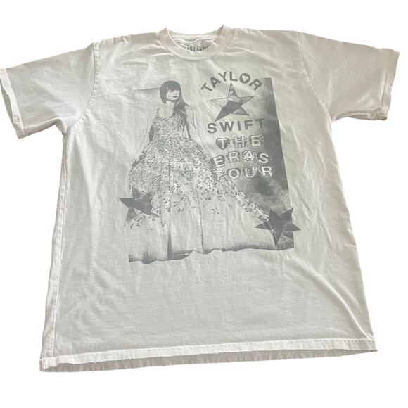 Taylor Swift Eras World Tour Shirt White Concert Merch Tour-XL - Picture 1 of 5